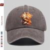 Pc Cute Hugging Kitten Print Baseball Cap with Heart Design Sun Hat Comfortable Lightweight Trucker Cap Adjustable Golf Hat A