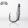 Sharpened Chub Steel 10pcs Carbon Spring Fishing Hooks Fish Tackle