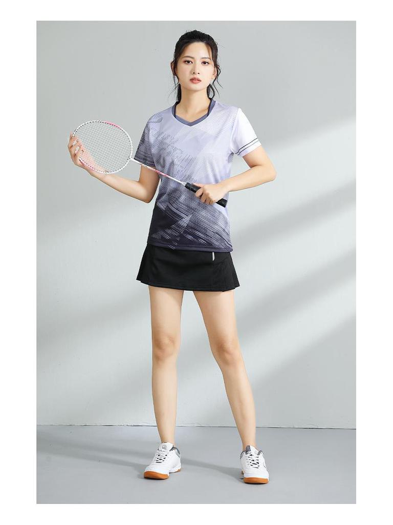 Quick-Dry Breathable Badminton & Tennis Team Uniform Set for Men & Women