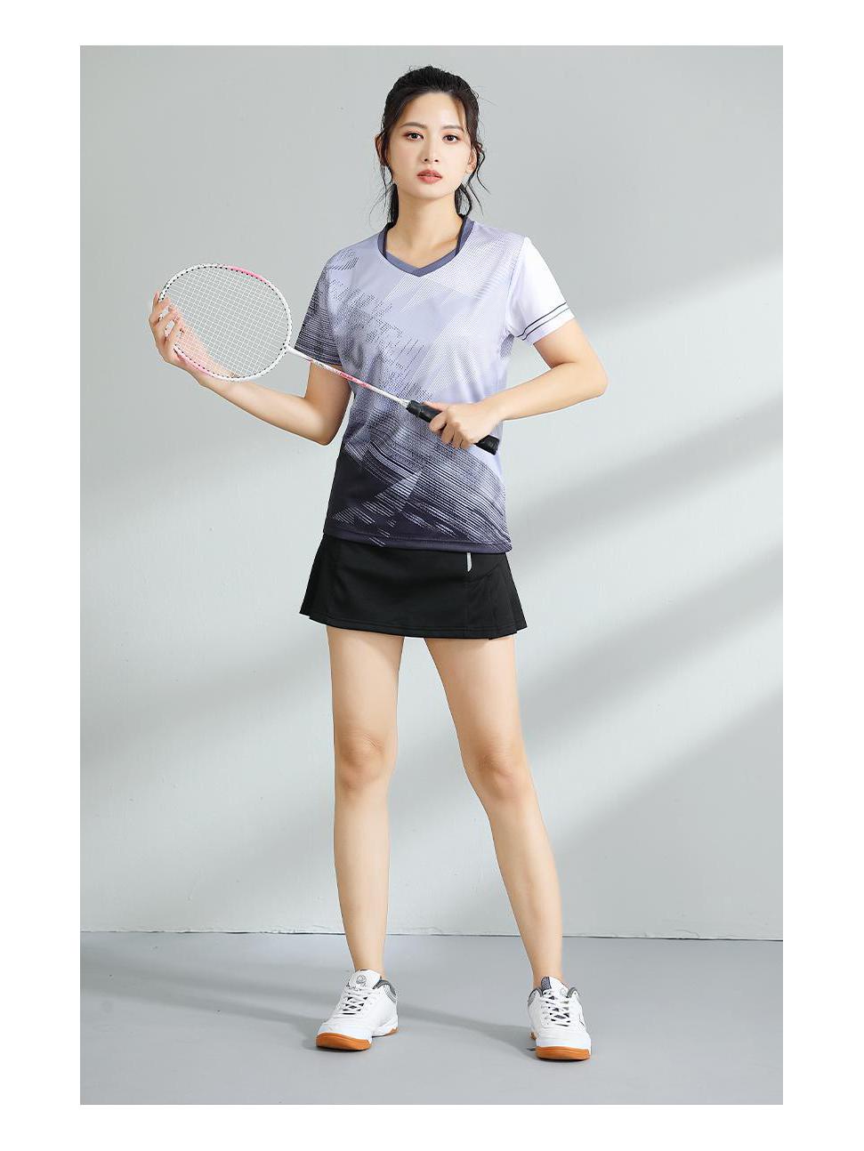 

Быстросохнущий дышащий комплект командной формы для бадминтона и тенниса для мужчин и женщин Women s XXL