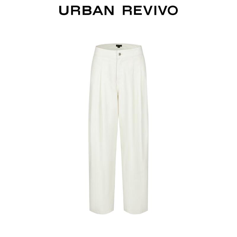 UR Women's Autumn Commuter Style Curved-Leg Casual Trousers