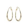 Luxenter Boucles d'oreilles de 38 mm de diamètre, finition en or 18 carats - Babo
