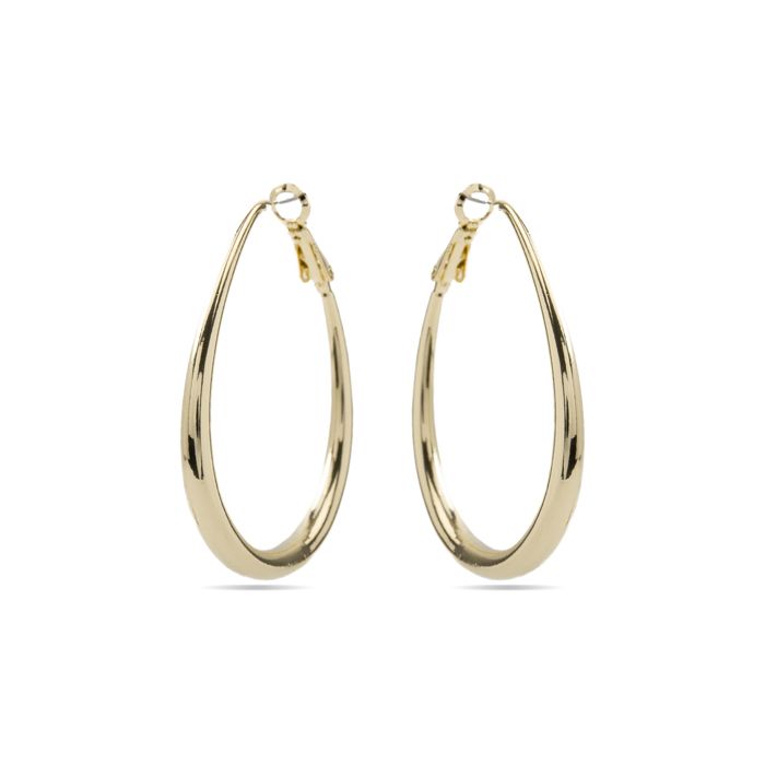 Luxenter Boucles d'oreilles de 38 mm de diamètre, finition en or 18 carats - Babo