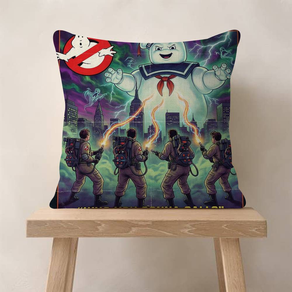 Retro CClassic GGhostbusters Personalized Picture Text Home Decorative Pillows Household Gifts xcm