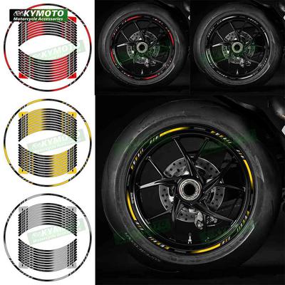 For 748 999 998 749 750 800 851 888 900 SS Motorcycle Accessories 17 Inch Front and Rear Wheel Stickers Wheel Reflective Decals