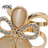 Diamond Scarf Pin Rhinestone Flower Ring for Women Elegant Alloy Five-petal Floral Metal Buckle Buckle Smooth T-shirt Ties Clip Silk Scarves Shawls