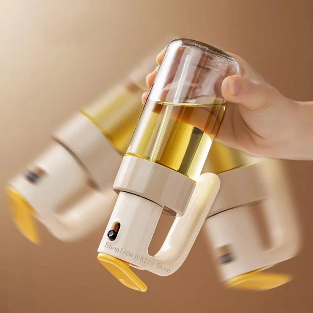 Ölsprühflasche 250ml Hochborosilikatglas Speiseölspender Olivenölsprüher Zerstäuber für Heißluftfritteuse Salat