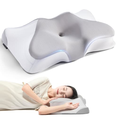 KOJIHOMU Pillow: Relieves Neck Pain, Popular Sleep Pillow, Memory Foam Pillow, Comfortable Sleep Pillow for Side or Stomach Sleepers, Adjustable Heigh