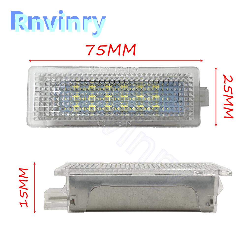 1 Pair For BMW E60 E87 E70 E90 E92 E63 E65 E85 M3 MINI Z4 Car interior courtesy Lamp led light