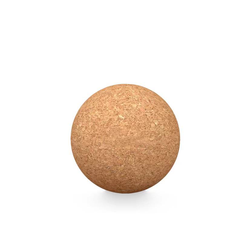 High-Density Cork Yoga Ball for Muscle Relaxation & Fascia Exercise