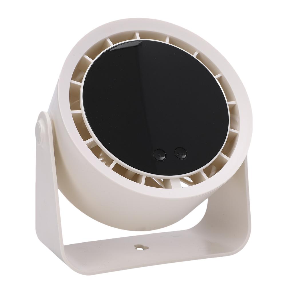 Small Desk Fan Flip Quiet Table Fan with 100 Speeds LED Digital Display Rechargeable Battery