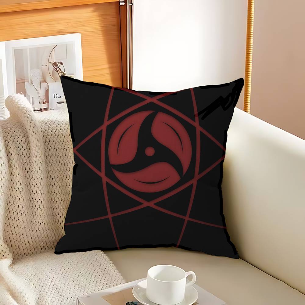 Anime N-Narutos-Japan Maple Design Cushion Cover Happy Autumn Harvest Decor Holiday Decorati Pillow Cover