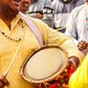 2Pcs Processed Goatskin Drum Skin Replacement for Djembe Conga African Drums Hand Percussion Instruments Long-Lasting Sound