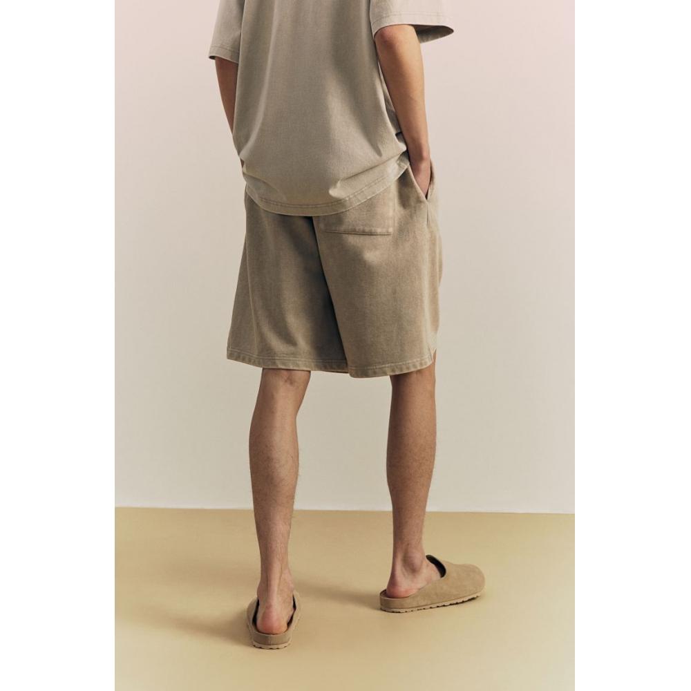 H M Loose Fit Sweat sHorts ligHt Sage Green