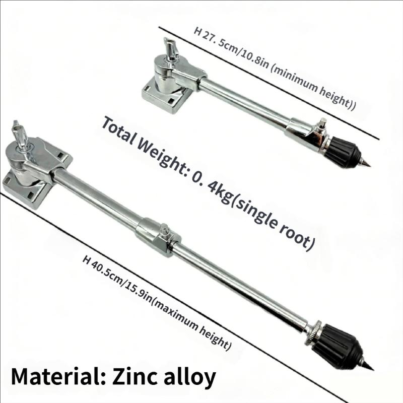 2Pcs Heavy Duty Metal Drum Leg Brackets Replacement Adjustable Drum Stand Legs For Enhanced Stability Easy to Use