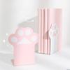 Cat Paw Bookends Sturdy Non Skid Book Ends Stand for Bookshelf Bedroom 2 Pac