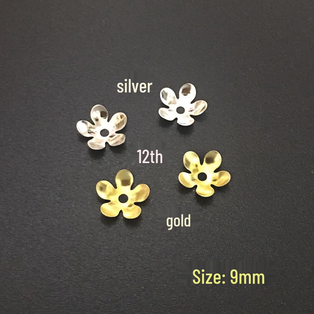 Colorfast Handmade Flower Hairpins: Ancient Style Hair Accessories with Beaded Holders & Yellow Flower Stamen Spacers