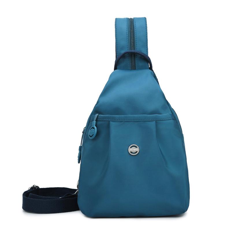 New Mini Backpack Minimalist Versatile Anti-theft Women's Chest Bag Fashion Oxford Cloth Casual Portable Small Bag