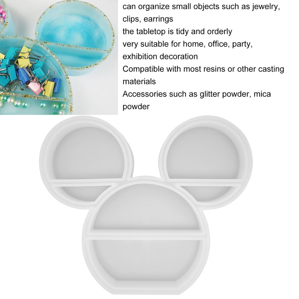 Storage Box Silicone Mold Flexible Durable Epoxy Resin Molds for Making Resin Molds