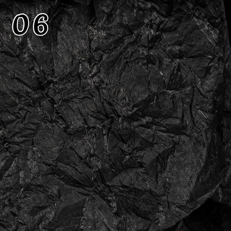 50x117cm Gradient GlassTexture Pleated Fabric Creative Modeling Reconstruction Designer Fabric For Diy Sewing Dress Pants Hanfu