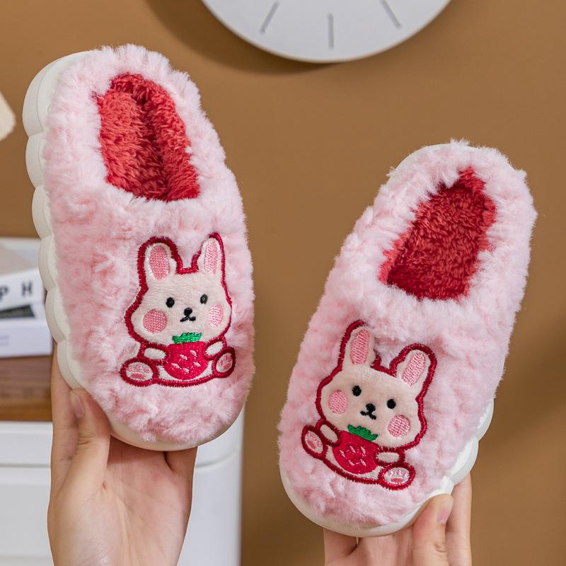 Pantuflas Child Slippers Winter New Cartoon Comfortable Girl Shoe Anti Slip Warm Home Cotton Shoe Cute Boys Shoe Slippers Woman