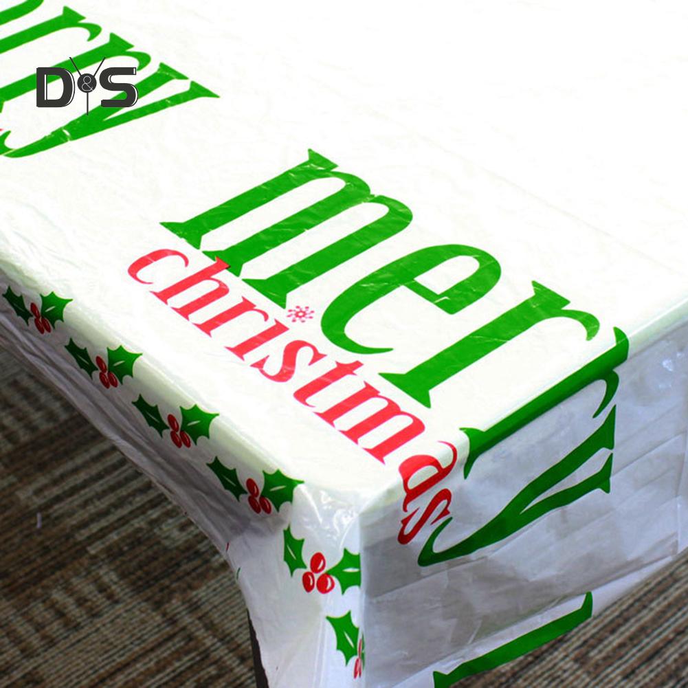 Vanntett Julenisse Snømann Duk Middagsborddeksel Dekor