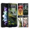 Crocodile Animal Cover Phone Case For Samsung Galaxy Z Flip 7 6 5 4 3 5G Flip7 Flip6 Flip5 Flip4 Flip3 Black Fundas Shell Galaxy