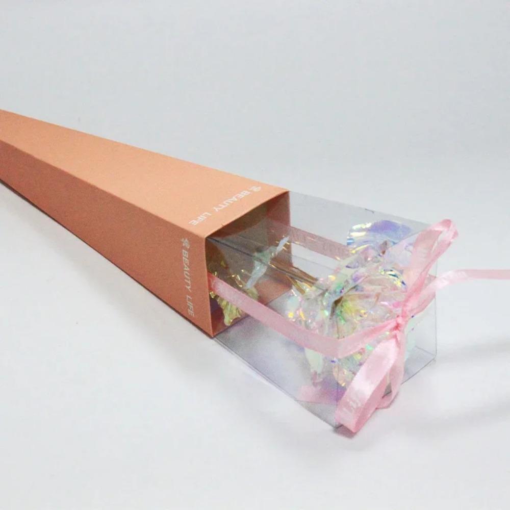 Flores Artificiais Douradas Rosa Banhada a Folha de Ouro 24K Presente de Dia dos Namorados para Esposa Casamento Dia das Mães Amor Eterno Rosas Douradas