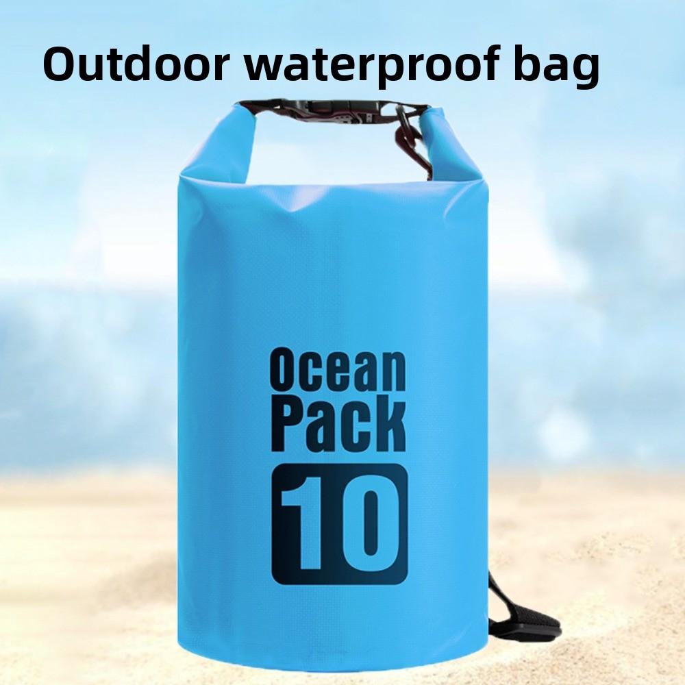 Waterproof Swimming Bucket Bag Large-Capacity Beach Backpack Waterproof Dry Bag  Diving
