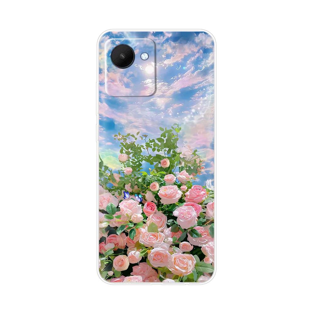 Etui Torba na Telefon Komórkowy Do Realme C30 Etui RealmeC30S Pokrowiec Do OPPO Realme C30S C30 s RealmeC30 Miękki Przezroczysty Silikonowy Tylny Pokrowiec