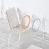 Save Space Divider Book Stand Transparent Desk Storage Rack Bookshelf Handle Bookends  Student