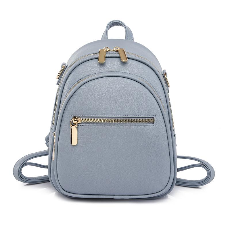 Textured soft leather backpack bag women's new casual fashion versatile travel multi-purpose women's bag