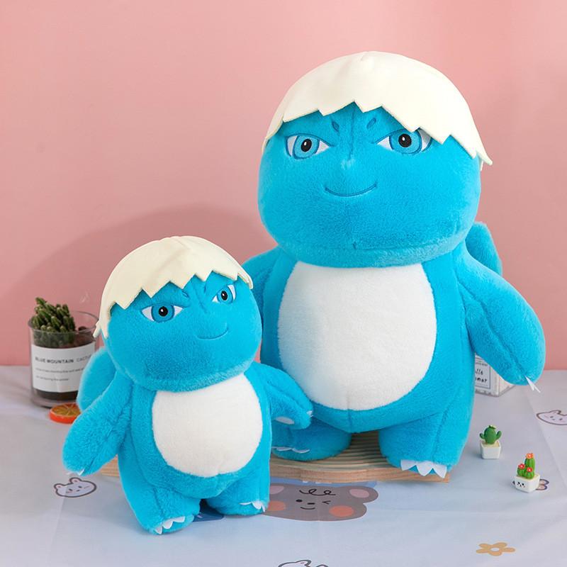 Cute Dinosaur Bombloong Plush Cartoon Blue Dolls Holiday Gifts Children Girls