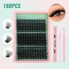 Single Cluster C Curved Multi-Hair False Eyelash Set 10-16Mmdiy Segmented Grafting Thick Eyelashes