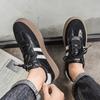 Leather German Training Shoes Men's 2025 New Retro Men's Casual Board Shoes Spring and Summer Breathable Thick-soled Forrest Gump Sports Men's Shoes
