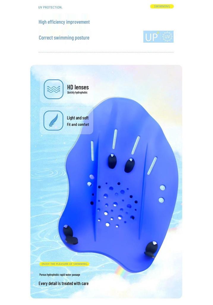 Universal Swimming Training Paddles Half-Palm Carbon Fiber Fins