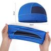 Sommer Mesh Dünne Belüftungen Mütze Beanie für Männer Schweißabsorbierend Totenkopfmütze Unter Helm Feuchtigkeitstransportierend Radmütze für Fahrer