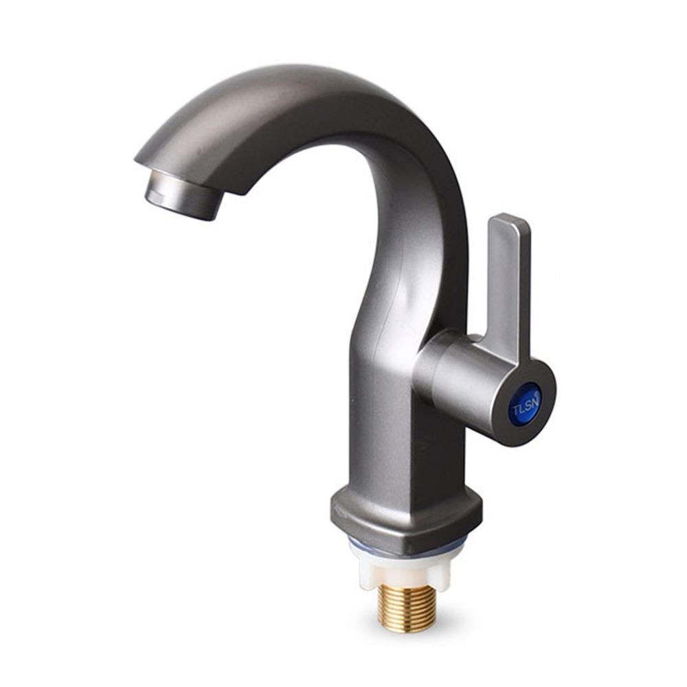 Multifunction Bathroom Basin Faucet Single Cold Deck Mounted Sink Faucet  Kitchen