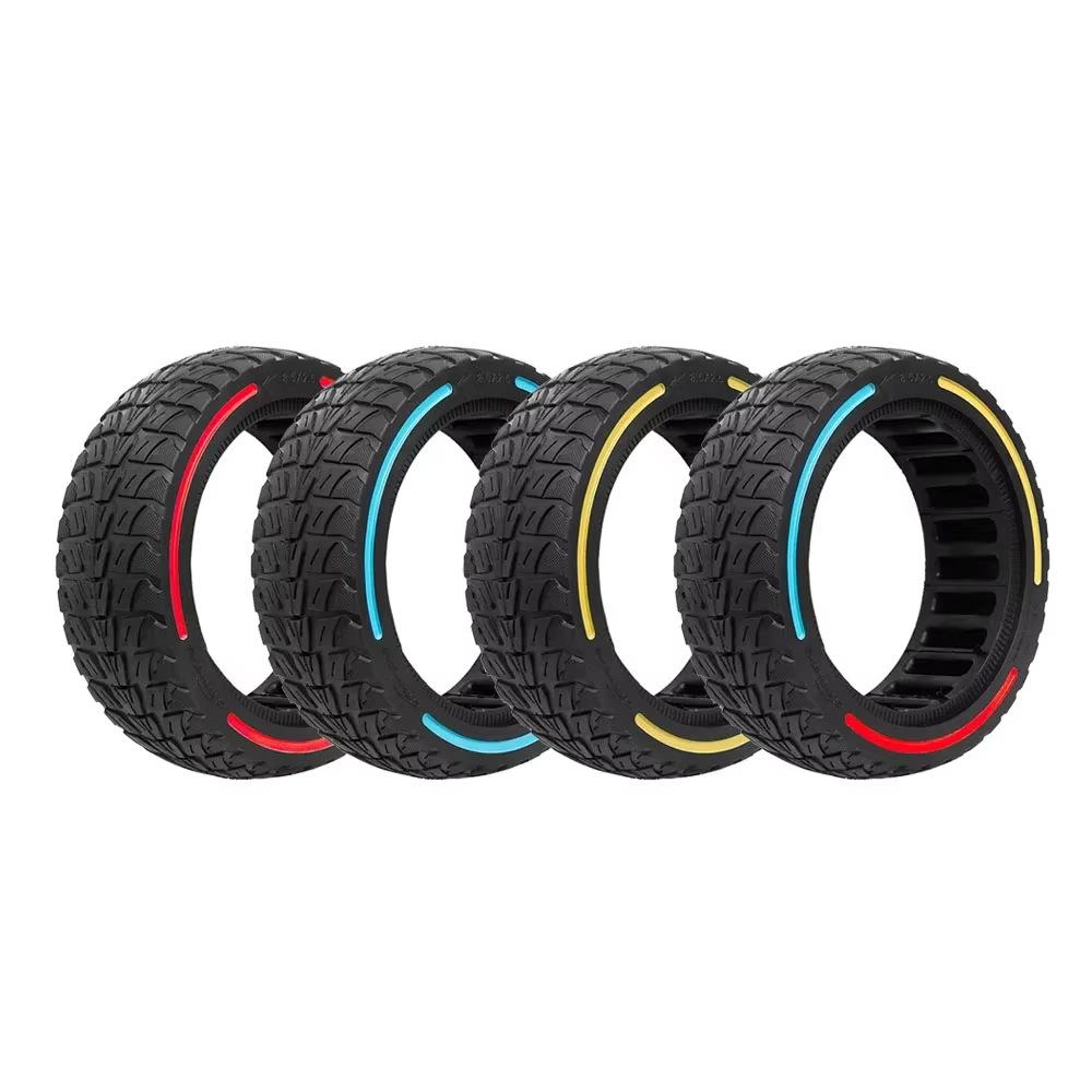 Multicolor 8.5x2.5 Off-Road Solid Tire for Dualtron Mini & Electric Scooters