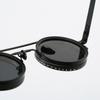 Round Adjustable Dimming Glasses 9 Level Dimming Fishing Sunglasses Outdoor Eyewear  Men Women