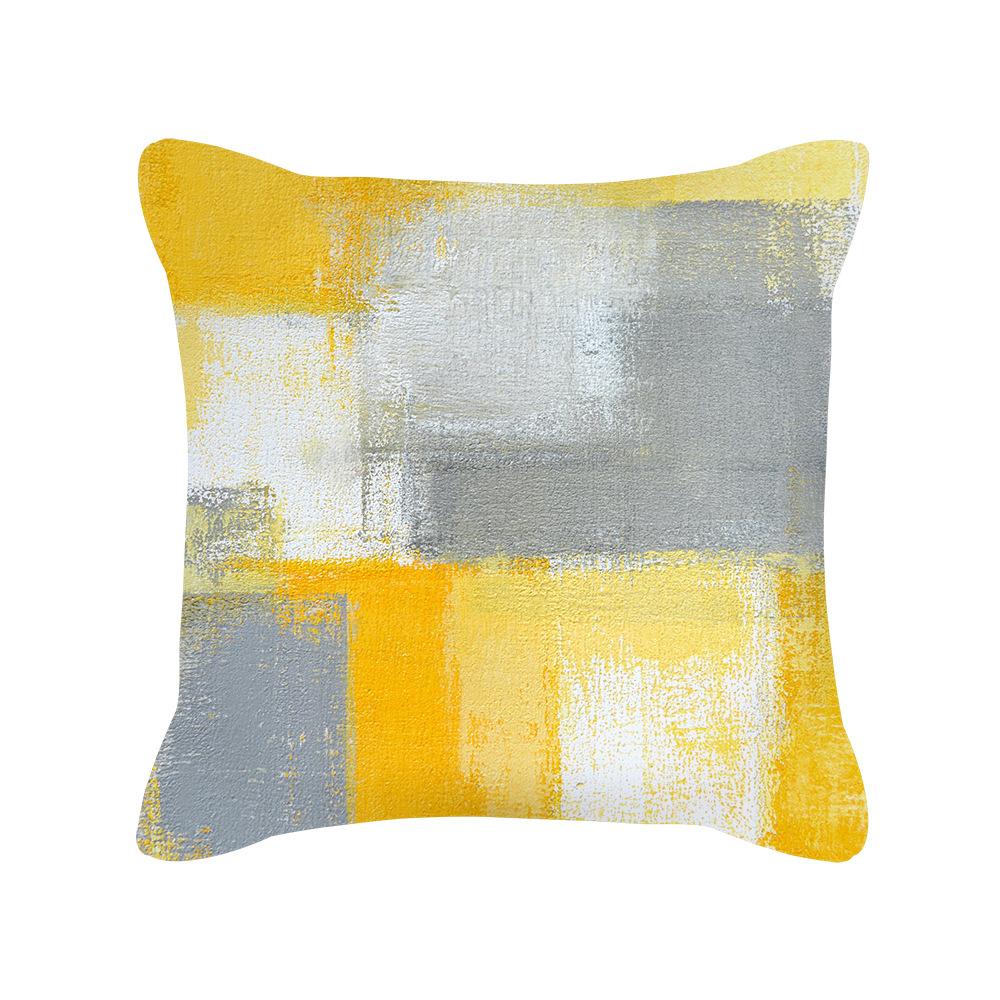Pillow Nordic Abstract Decoration Home Sofa Bedside Cushion Cover Plush Pillow Cover