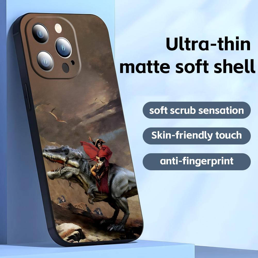 Renaissance Art Paintings  Phone Case For iPhone17 16 16e 15 14 13 12 11 Plus Mini Pro Max Soft black Shockproof Cover