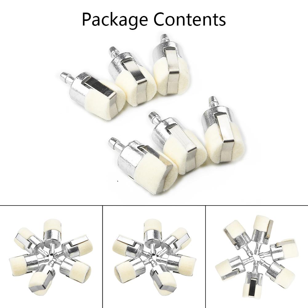 6pcs Fuel Filters For Echo 13120507320 13120507321 13120519830 Chainsaw Brushcutter Blower 125-527 Fuel Filter Replacement