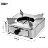 Stainless Steel Drawer Alcohol Stove for Hot Pot