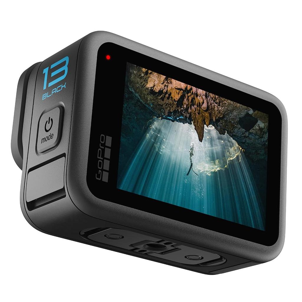 GoPro HERO13 Black Waterproof Action Camera with 27MP Creator Compatible with HB Series Lenses - 5.3K60 Video, Photos, Edition,