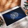 Tappeto Morbido Area Rug con Motivo Calcio Portsmouth FC Antiscivolo Tappeto per Pavimento Interno Tappetino Decorazione Sportiva per Camera da Letto