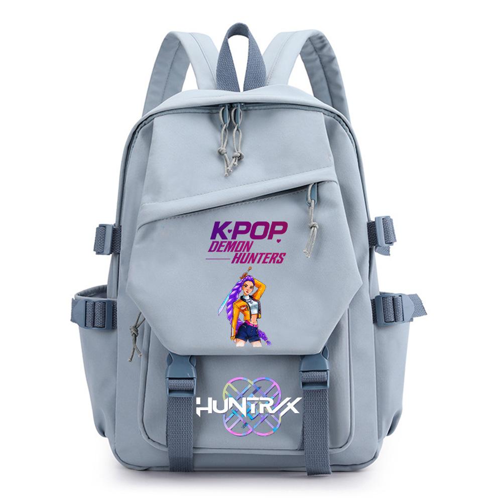 Anime Kpop Dämonenjäger Bedruckter Rucksack für Teenager Jungen Mädchen Schultasche Kinder Schüler Buchrucksack Damen große Kapazität Reisetasche Kindergeschenk Mochila