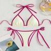 2025 Sexy Split Color-Matching Bikini Swimsuit for Women - Pure Desire Hot Spring Style