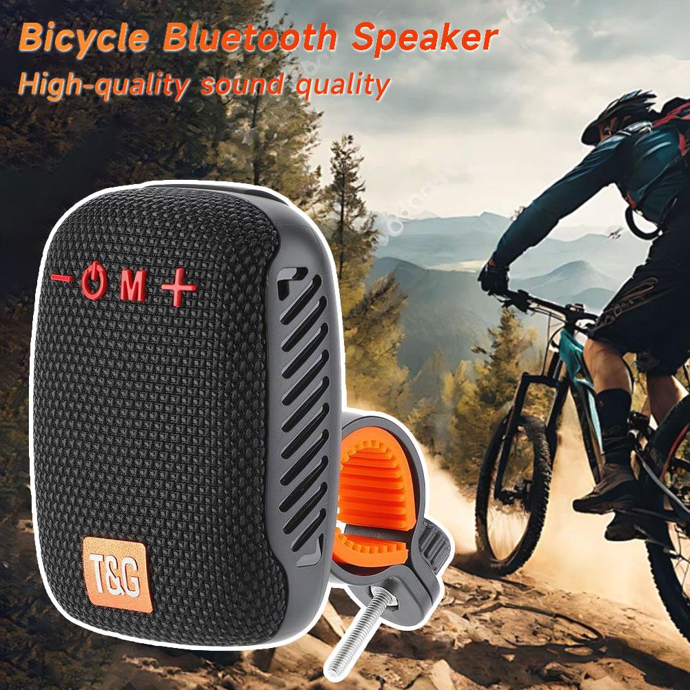 1Pc Outdoor Bicycle Bluetooth Speaker Portable Wireless Sound Box Rechargeable Handlebar Speaker Waterproof Bluetooth Speaker