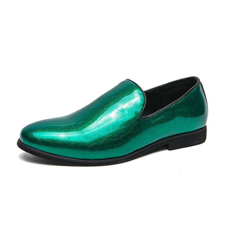 Men's Patent Leather Loafers - Sizes 38-46, New 2025 Spring/Autumn British Casual Driving Shoes